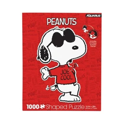 Image of AQUARIUS Peanuts Joe Cool Shaped 1000 Piece Jigsaw Puzzles