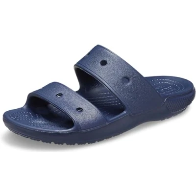 Image of Crocs Unisex Classic Sandal Sandal, Navy, 12 UK Men/ 13 Women