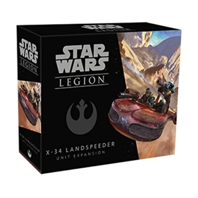 Image of Atomic Mass Games Star Wars Legion: Rebel Expansions: X 34 Landspeeder Unit Expansion Miniatures Game Ages 14+ 2 Players 90 Minutes Playing Time