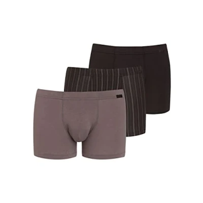 Image of 3 Pack Grey Mix Cotton Plus Boxer Shorts Men&#039;s Extra Large Jockey