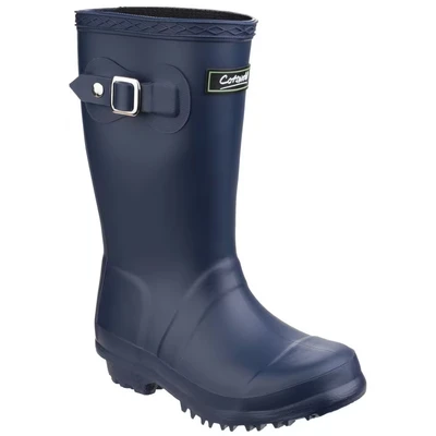 Image of Cotswold Girls Buckingham Wellington Navy Size 28 EU/IT