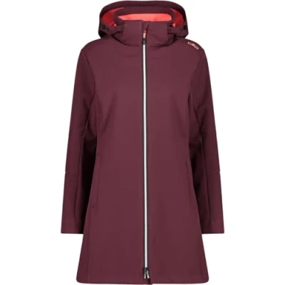 Image of CMP Woman Parka Zip Hood, Burgundy, XXXL