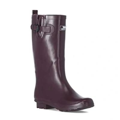Image of Trespass Women&#039;s Damon Rain Boots, Purple Shiraz Shiraz, 6 UK