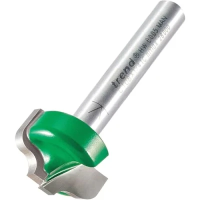 Image of Trend CraftPro Small Panelling Router Cutter Bit, 1/4 Inch Shank, 3.2mm Radius, 19.1mm Cut Diameter &amp; 11.1mm Length, Tungsten Carbide Tipped, C108X1/4TC
