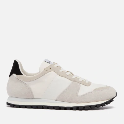 Image of Novesta Men&#039;s Marathon Trail Suede and Canvas Trainers UK 11