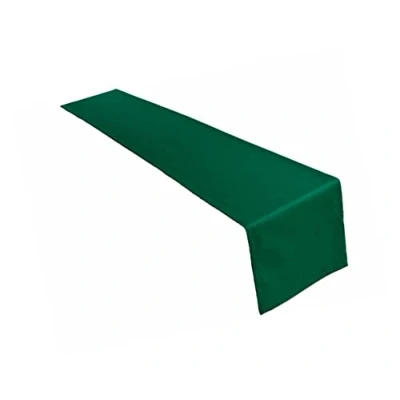 Image of Lemos Home Table Runner, Linen Made from 100% Cotton, Concept Collection, Choice of Colours and Sizes (Table Runner 40 x 250 cm, Fir Green)