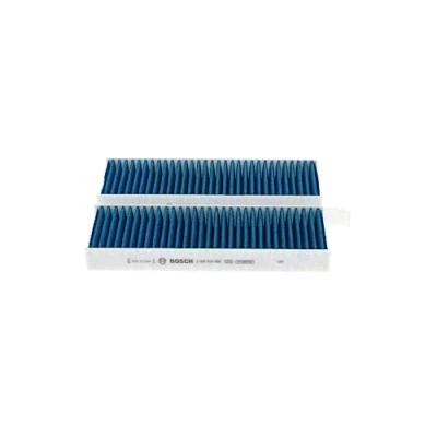 Image of 9821501880 Pollen Filter BOSCH 0 986 628 568 Activated Carbon 255mm 84mm 30mm VAUXHALL: Corsa Mk5, PEUGEOT: 208 II Hatchback, 2008