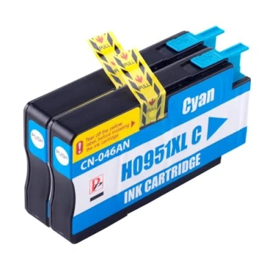 Image of 2 Cyan Compatible Ink Cartridge Replace 951XLC for HP Officejet Pro 8100 8600 8600+ 251dw 276dw Printers