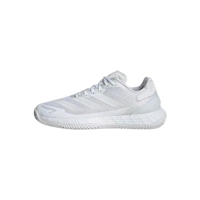 Image of adidas Performance Defiant Speed 2 Clay court tennis shoes, Women&#039;s, Size: 8, White/grey shoes