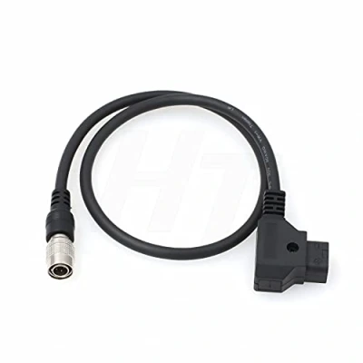Image of HangTon Power Cable for Zoom F8N Sound Devices MixPre 10 II 664 702 788T Zaxcom Audio Recorder Mixer, D tap Hirose 4 Pin, High Flexible 20&quot;