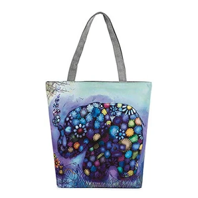 Image of Millya Creative Waterproof Foldable Large Shopping Bag Travel Recycle with Side Pocket (226g)