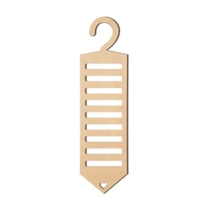 Image of ARFUKA Tie Hanger Rack Wooden Wardrobe Organiser Belt Accessory Display Holder for Ties Scarf
