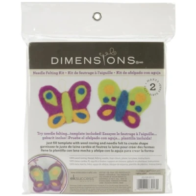 Image of Dimensions Butterfly TryNeedle Felting Kit
