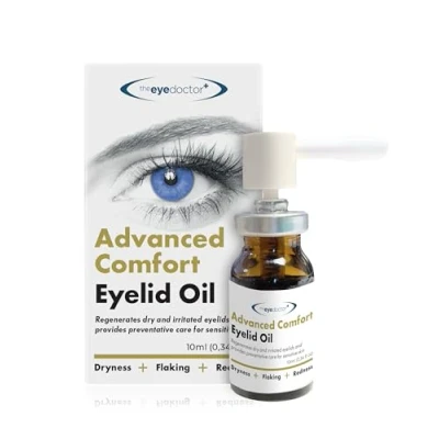 Image of The Eye Doctor Advanced Eyelid Oil Moisturising &amp; Nourishing For Dry Irritated Eyelids Suitable Sensitive Skin, 10ml