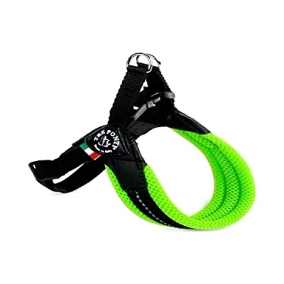 Image of TRE PONTI Easy Fit Mesh Classic Neon Dog Harness, Size 4, Green