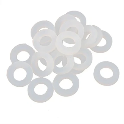 Image of sourcingmap 20pcs 19mm x 10mm 3mm Silicone O Ring Seal Gaskets White for Pipe Tube Hose