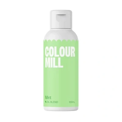 Image of Colour Mill Food Colouring Mint 100ml Next Generation Oil Based for Baking, Decorating, Icing and Cooking Dye DIY Slime Crafts 100 ml