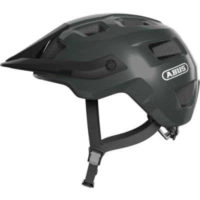 Image of ABUS MTB helmet MoTrip robust bike with height adjustable peak for mountain bikers customised fit unisex