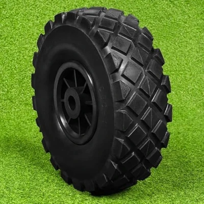Image of Replacement 360 &amp; Lever Wheels for Alu110 Football Goals Puncture Proof Single Wheel Only (Lever)