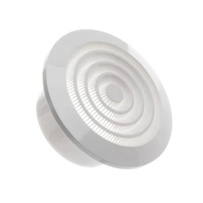 Image of Ø 100mm / 4 inch Round Air Vent Cover Ceiling Ventilation Grille with Insect Screen ABS Plastic White