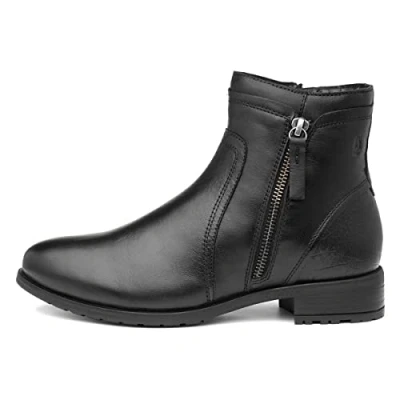 Image of Hush Puppies Women&#039;s Scarlett Ankle Boot, Black, 6 UK