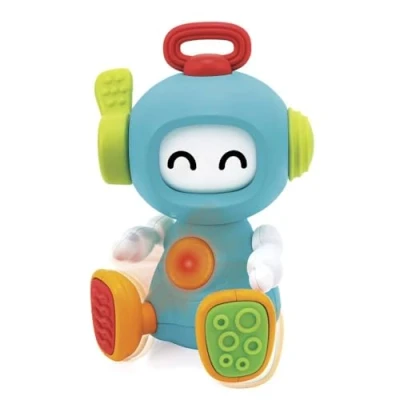 Image of INFANTINO Sensory Elasto Robot, fun cause and effect, multi textured