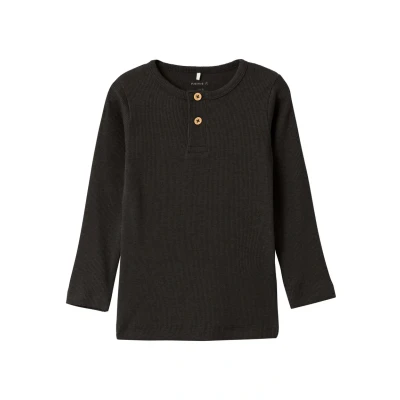 Image of Name it Nmmkab Long sleeved top for kids, Size: 2 3y, Black