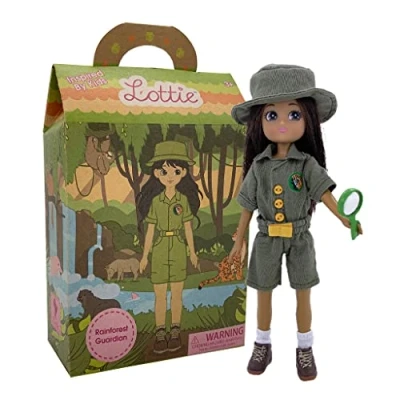 Image of Lottie Rainforest Guardian Doll Toys for Girls and Boys Gifts 3 4 5 6 7 8 Year Old Small 7.5 inch