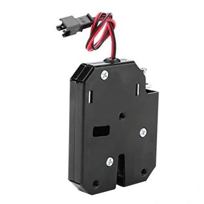 Image of ASHATA Electric Lock,DC 12V Control Latch Drawer Switch Lock Electromagnetic Without Detection Switch,Cabinet Magnetic Door Access For Home School