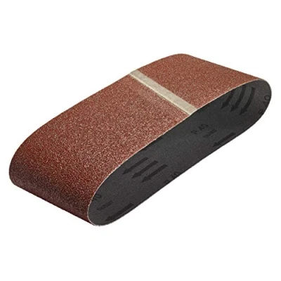 Image of wolfcraft 3 Fabric Sanding Belts 65 x 410 mm, grain 40 I 1900000