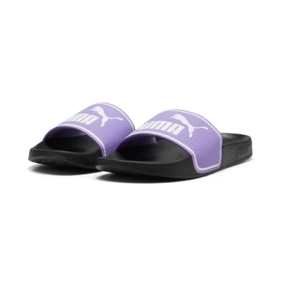 Image of PUMA Unisex Leadcat 2.0 Slide Sandal, Lavender Alert White Black, 16 UK