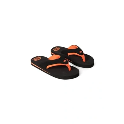 Image of Animal Jekyl Kids Flip Flops Slip on &amp; Lightweight Footwear with Soft Padded Straps for Boys Girls Best Spring, Summer, Beach Outdoors Black Shoe Size 11