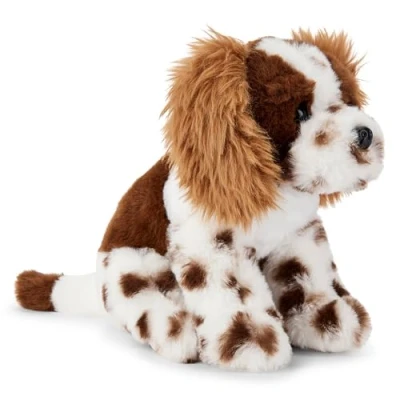 Image of Zappi Co Chester the Springer Spaniel Plush Toy (20cm) Springie Dog Friend Soft, Cuddly, 100% Recycled Energetic Cuddle Companion