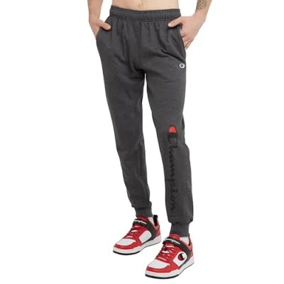 Image of Champion Men&#039;s Powerblend Sweatpants, Black 586296, XXL