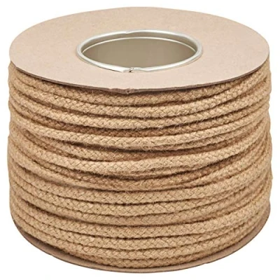 Image of Everlasto Plaited Jute Sash Cord with Strong Polypropylene Core No.5 (7mm) x 50m