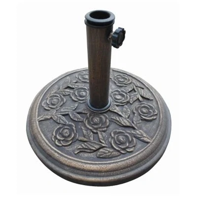 Image of 9kg Cast Iron Effect Resin Parasol Base By Redwood