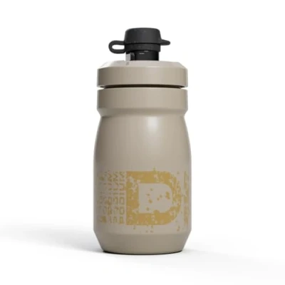 Image of CamelBak Podium Dirt Series 15oz Mountain Bike Water Bottle with Mud Cap Easy Squeeze Fits Most Cages, Stone