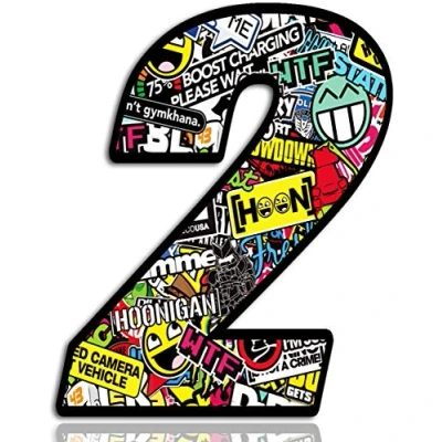Image of Biomar Labs® 1 x Vinyl France Flag Sticker Bomb Wrap Auto Moto Motocross Motosport Start Racing Number 2 Rally Race Car Bike Motorcycle Tuning N 202