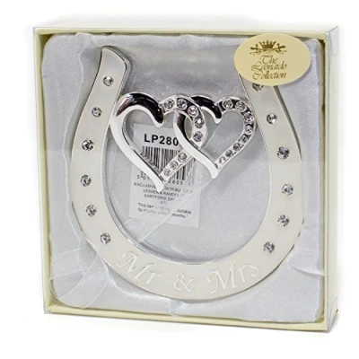 Image of Wedding Horse Shoe Gift (Mr &amp; Mrs)