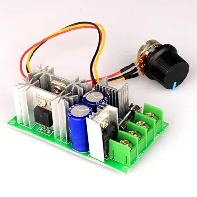 Image of Gebildet DC Motor Controller Assembly 12V 24V 36V 48V High Power Drive Module Adjustable Speed PWM Electronic Governor Regulation Switch 20A Ultra small LED dimmer
