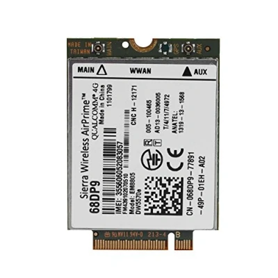Image of NGFF/M.2 Network Card, High Speed 3G 4G WWAN Card Module for Dell Venue 8, 11 Pro, 7404 Rugged Extreme, Latitude E7250.