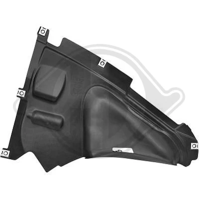 Image of 51717260739 Wheel Arch Cover DIEDERICHS 1217109 Left Front Section BMW: 3 Saloon, Touring