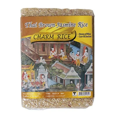 Image of Charm Rice Thai Brown Jasmine 1kg