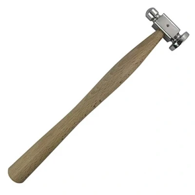 Image of 1&quot; LOW DOMED CHASING HAMMER : Face Ball Pein Planishing Repouse Metal Working Tools (140)