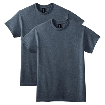 Image of Gildan Men&#039;s DryBlend T Shirt, Style G8000, Multipack, Dark Heather (2 Pack), Medium (Pack of 2)