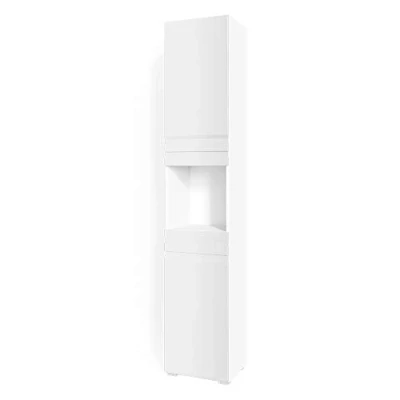 Image of Vicco Bathroom cabinet Freddy, White High Gloss, 36 x 190.5 cm