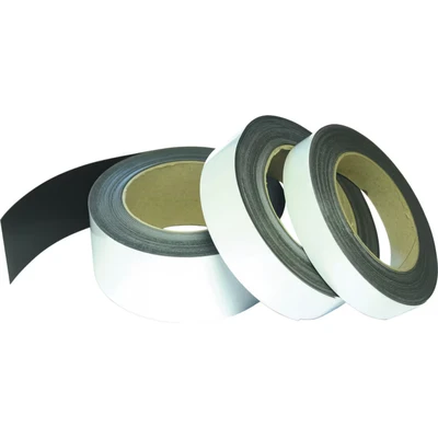 Image of Avon Magnetic Easy Wipe Racking Strip White 30mm x 10m