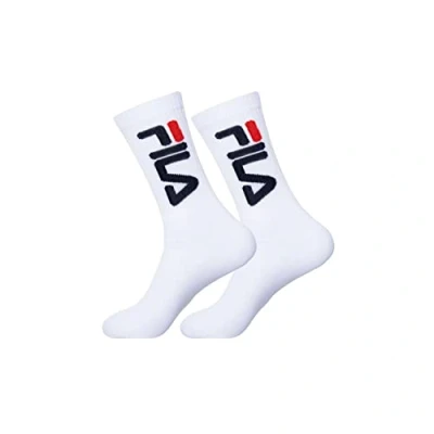 Image of Fila F9598, Unisex Adult Socks, White, 39/42