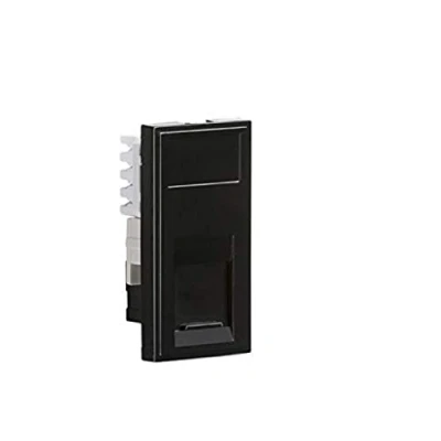 Image of KnightsBridge UTP CAT5E RJ45 Outlet Module 25 x 50mm Black