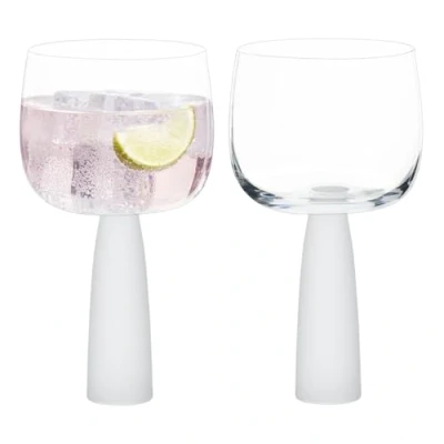 Image of Anton Studios Oslo Set of 2 Gin Glasses Frost